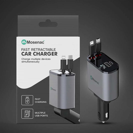 Fast Retractable Car Charger