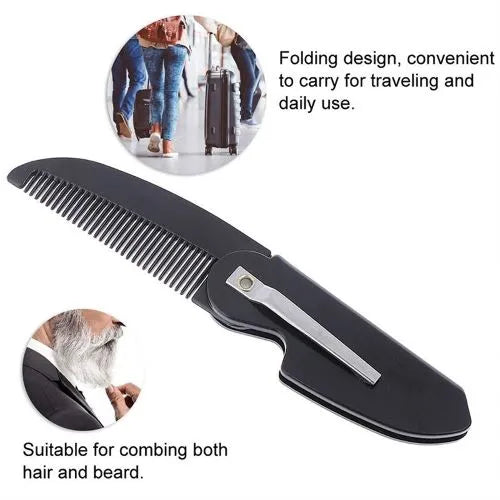 Gentle Groom Beard Brush and Mustache Comb