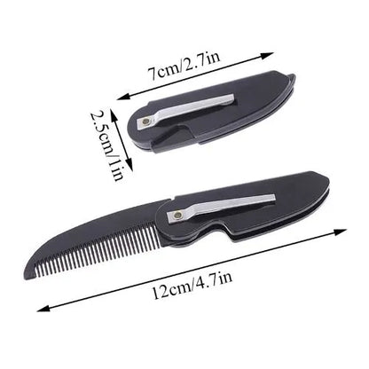 Gentle Groom Beard Brush and Mustache Comb